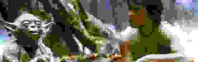 Yoda and Luke, Master and Apprentice Yoda and Luke, Master and Apprentice