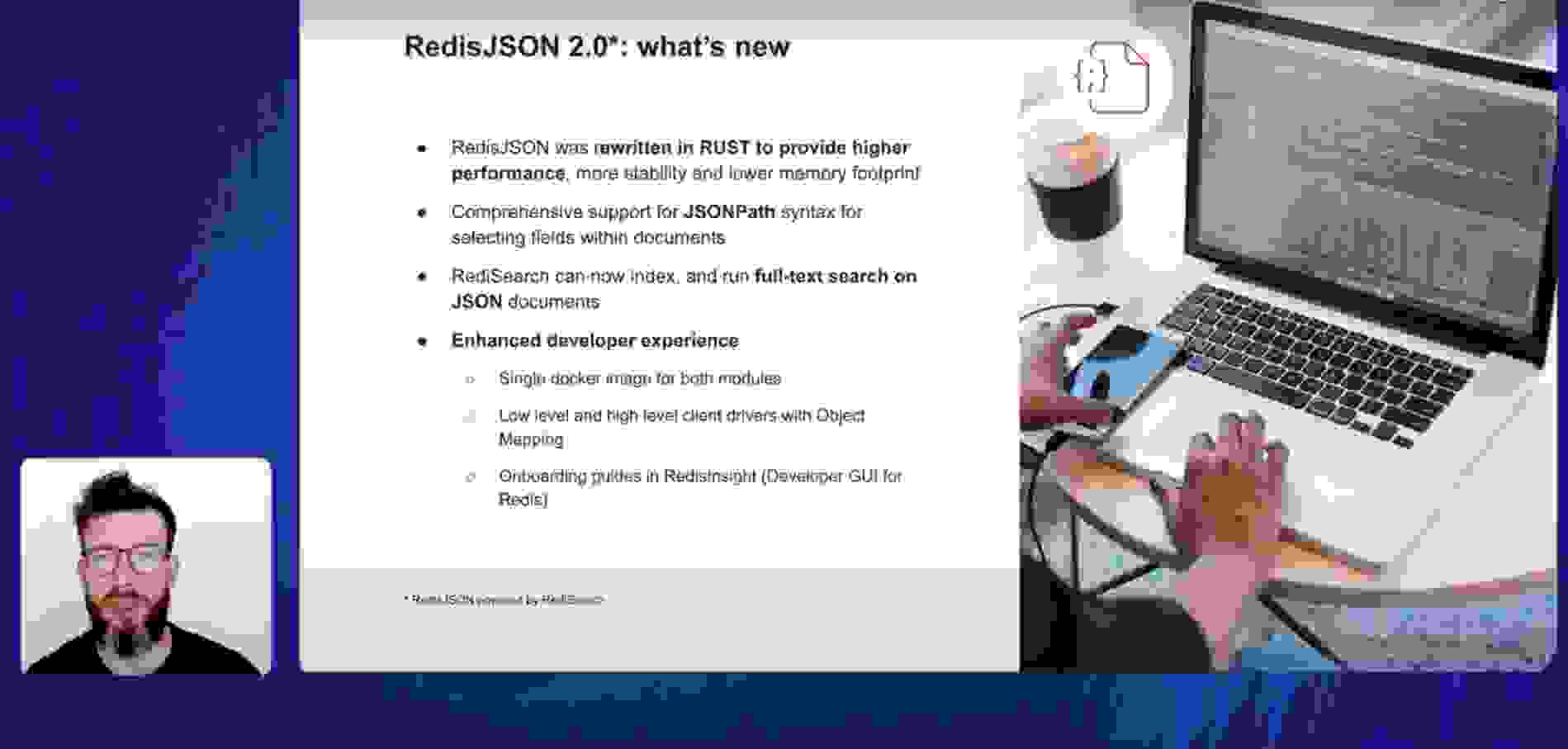 pieter cailliau and a redisjson presentation for redis