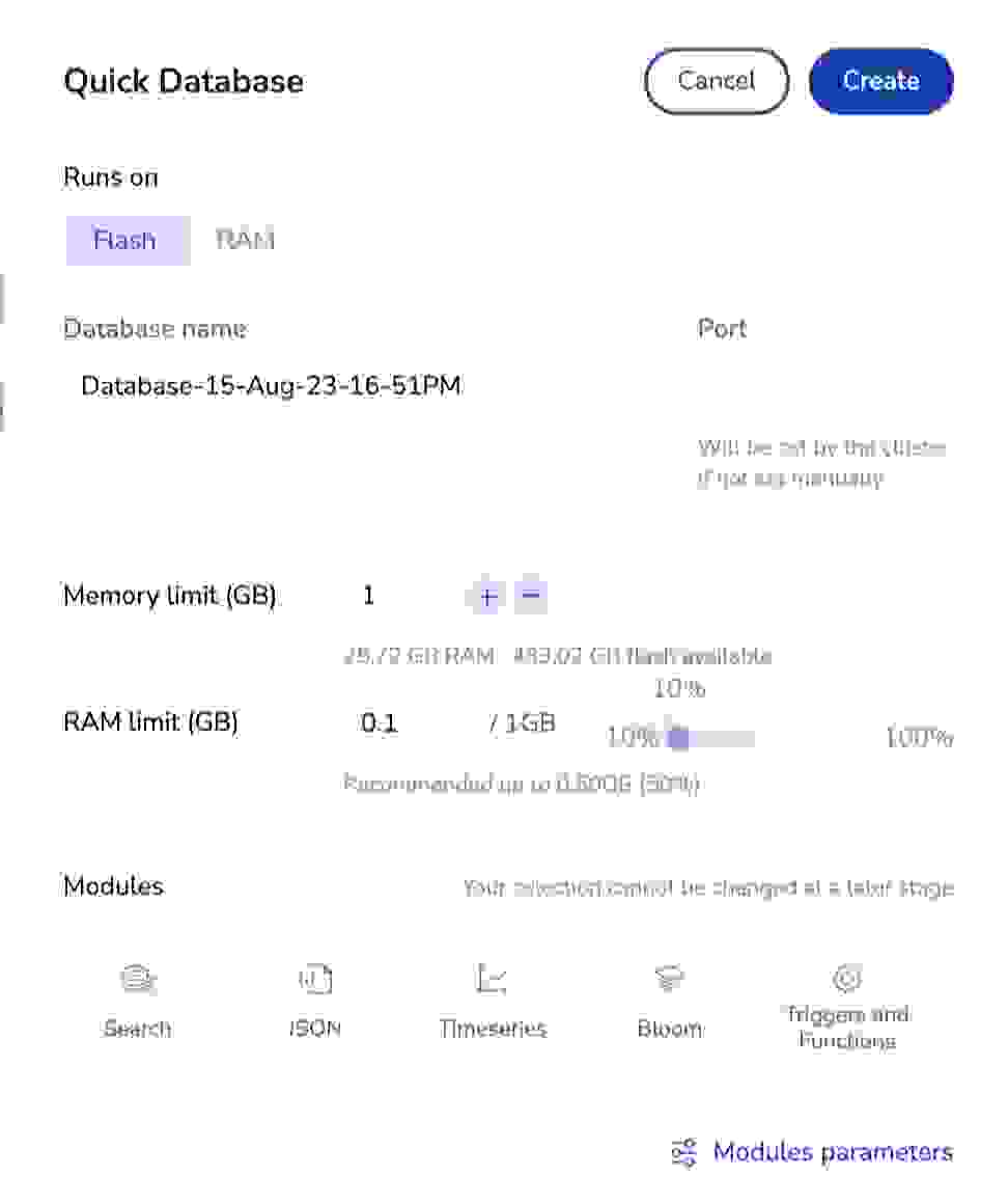 quick database cluster management