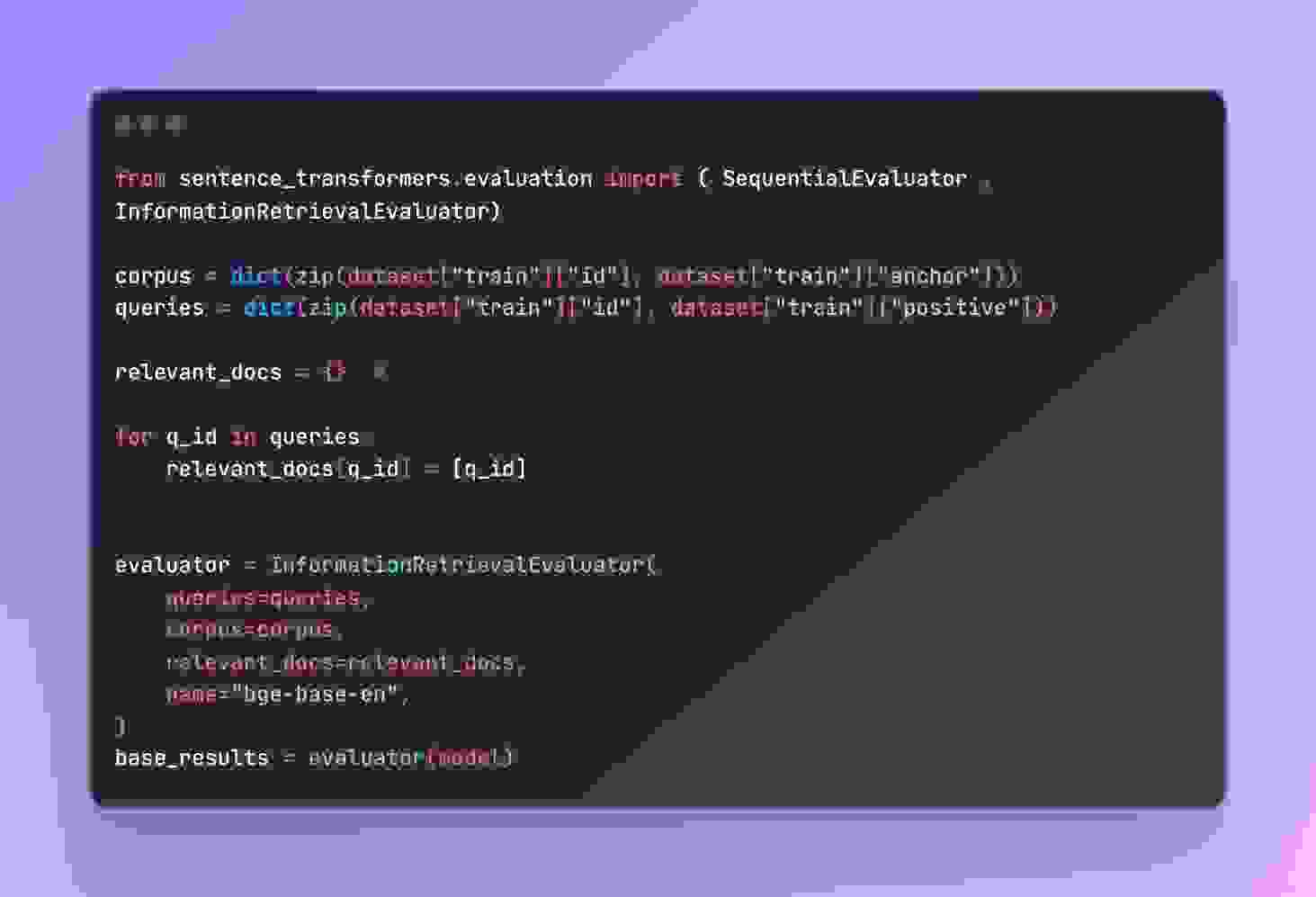 InformationRetrievalEvaluator