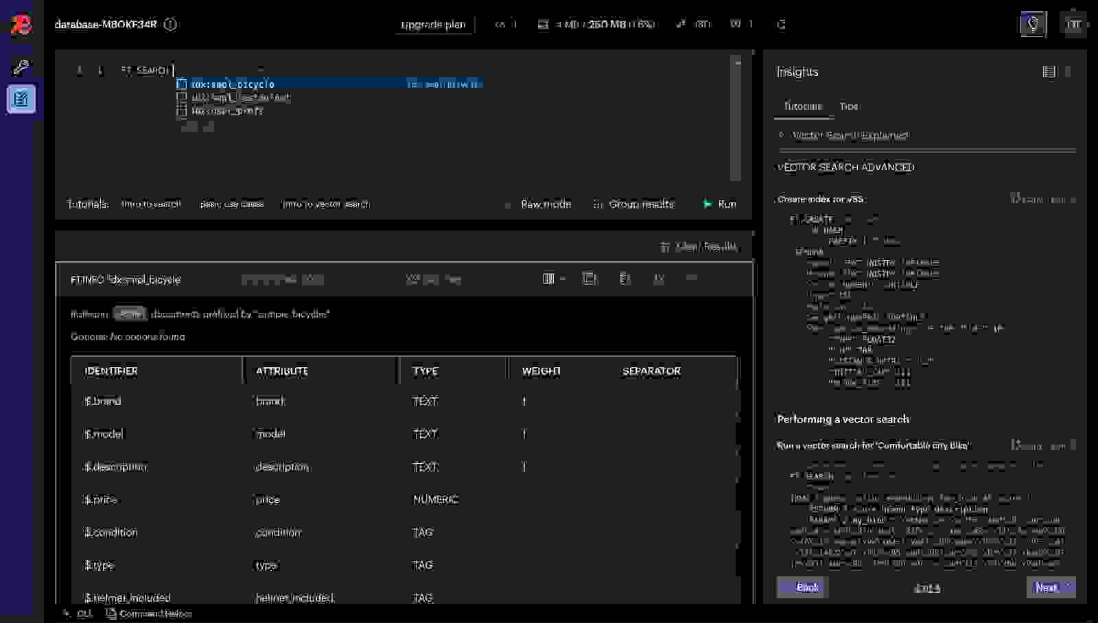 Redis Insight Example